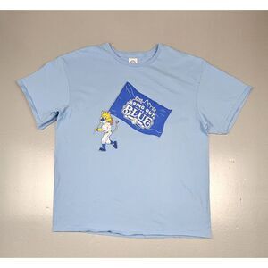 Kansas City Royals T-Shirt Mens XL. Slugger‎ The Mascot VTG Bring Out The Blue.